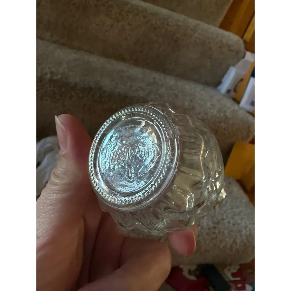 Vintage glass AVON stopper bottle